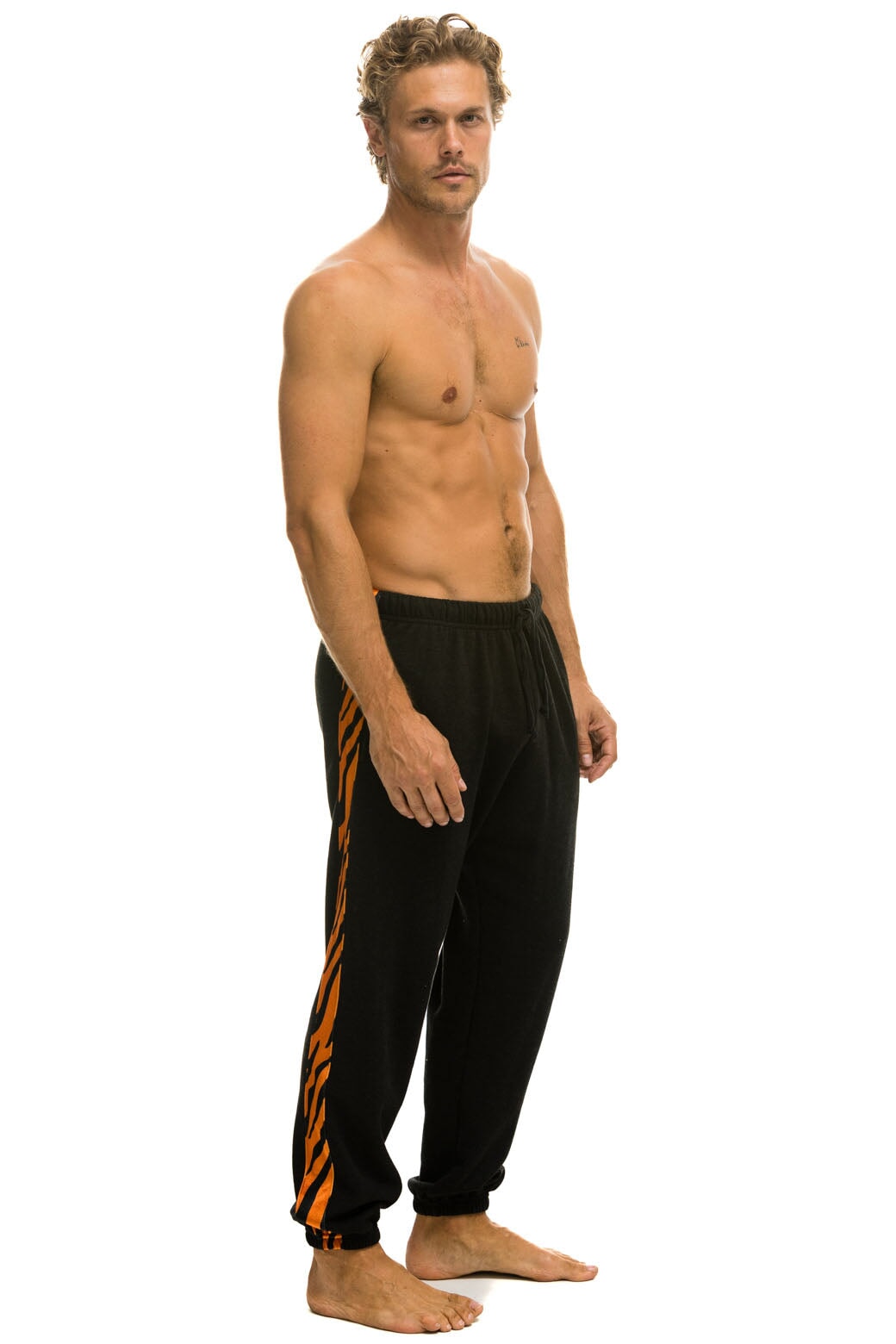 TIGER STRIPE SWEATPANTS - BLACK // TIGER - Image 3