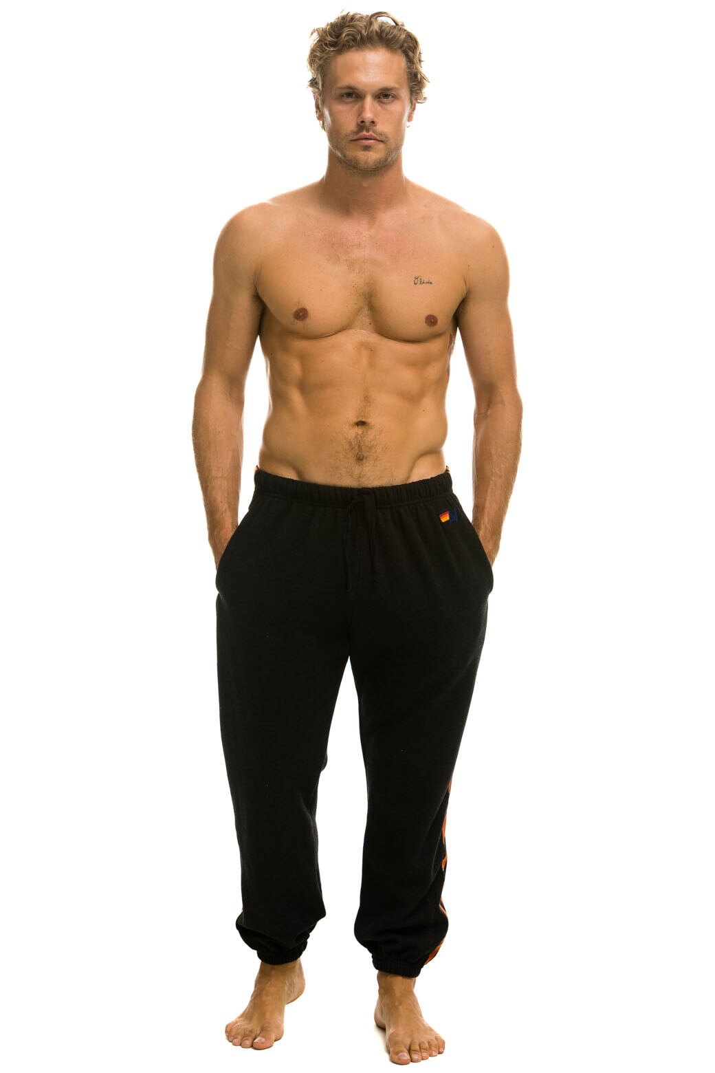 TIGER STRIPE SWEATPANTS - BLACK // TIGER - Image 2