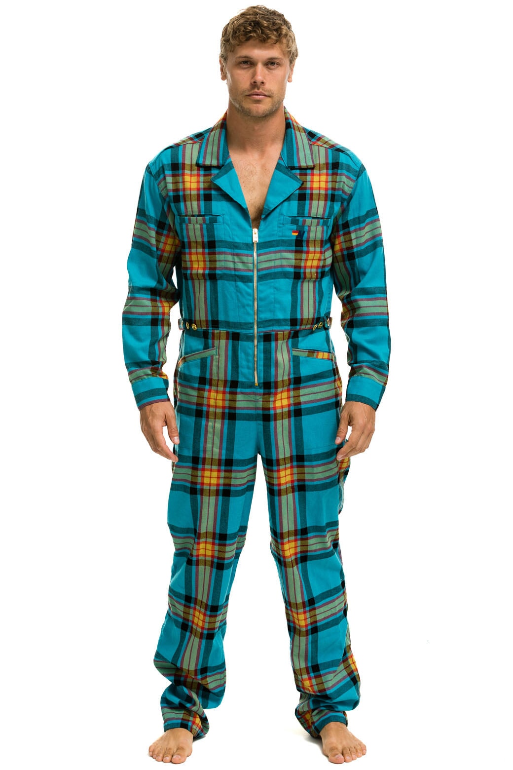 UNISEX PLAID FLIGHT SUIT - JACKSON PLAID - Image 2