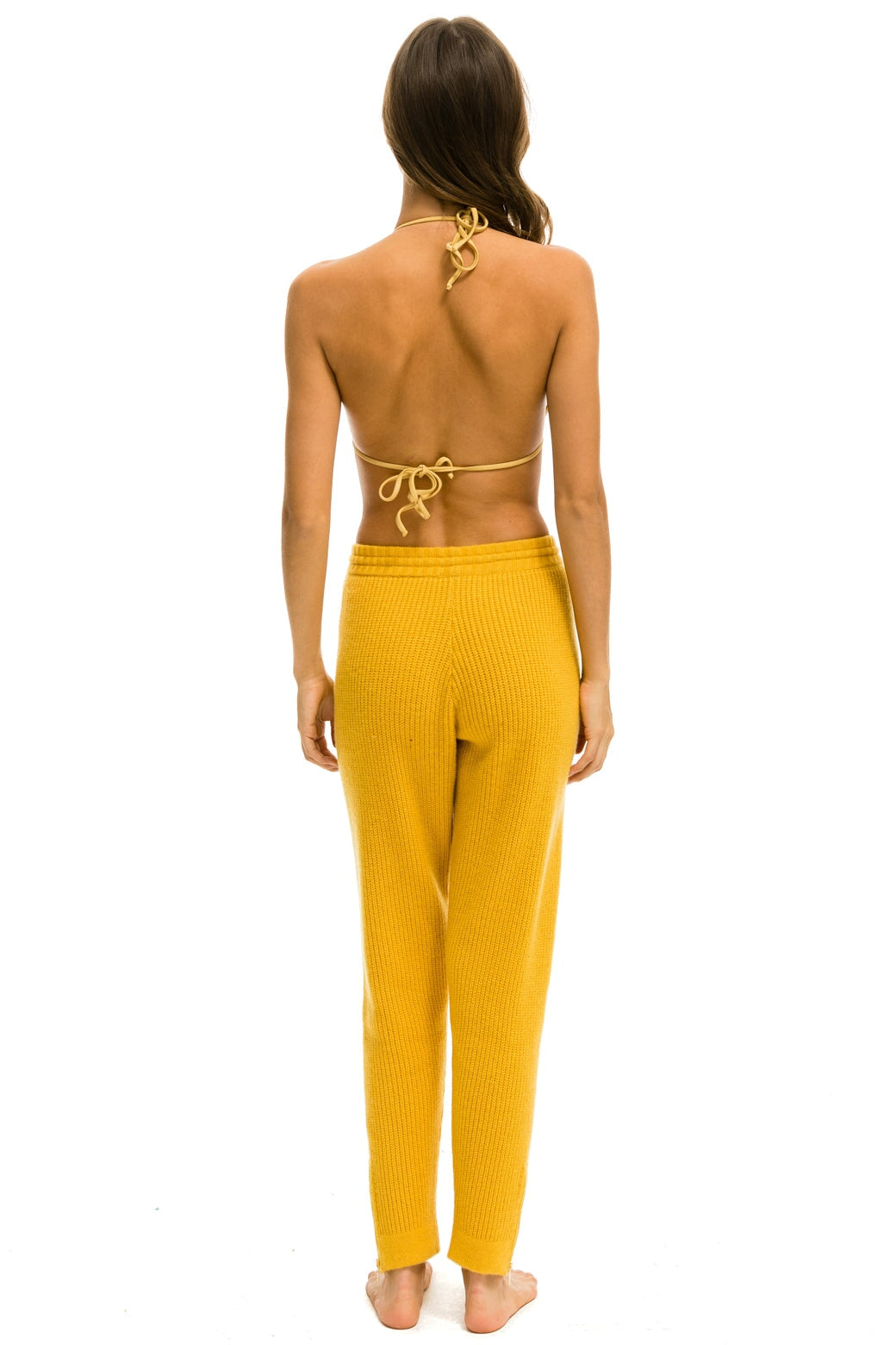 VINTAGE CABIN CASHMERE SWEATER PANT - GOLD - Image 3