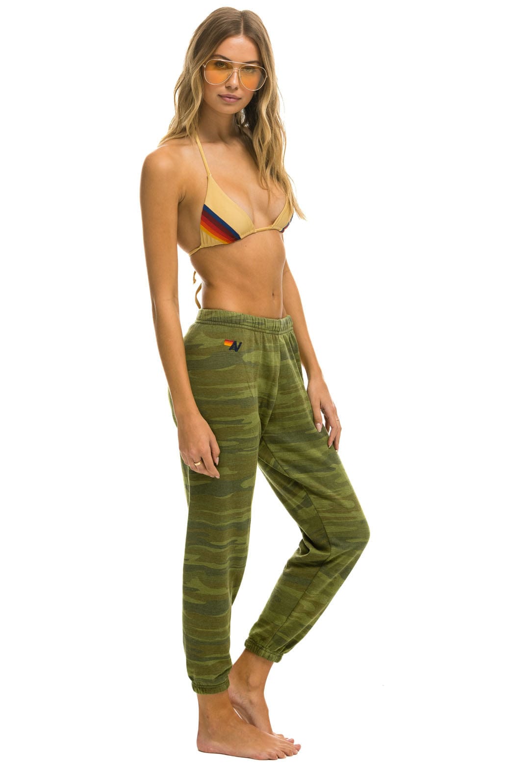 5 STRIPE SWEATPANTS - CAMO - Image 3