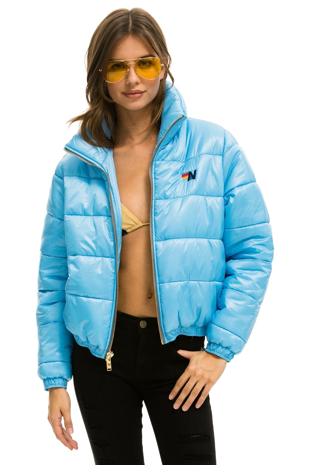 BOLT LUXE APRES PUFFER JACKET - GLOSSY SKY - Image 3