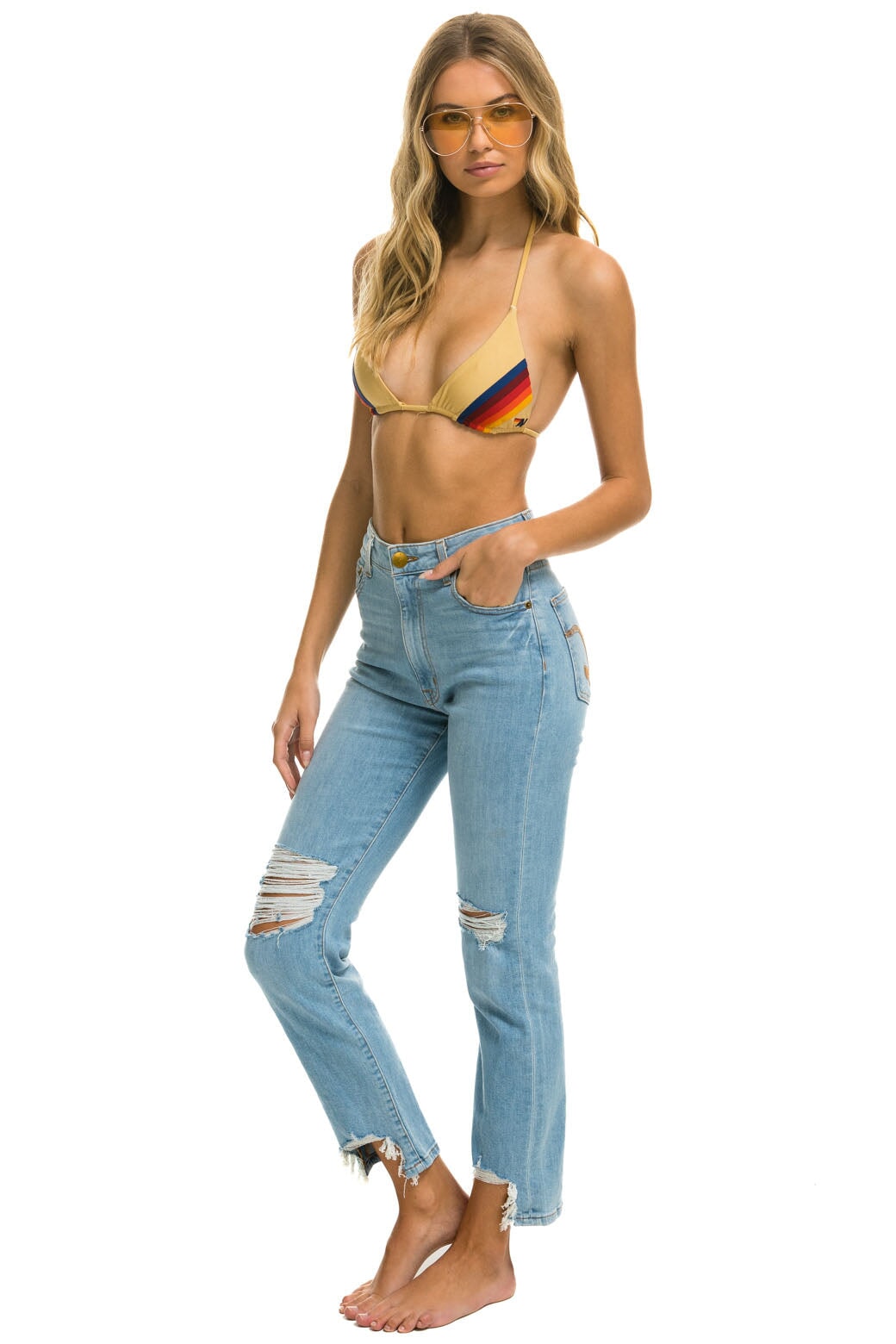 HIGH RISE SLIM BOOT JEAN - SUPER LIGHT - Image 3