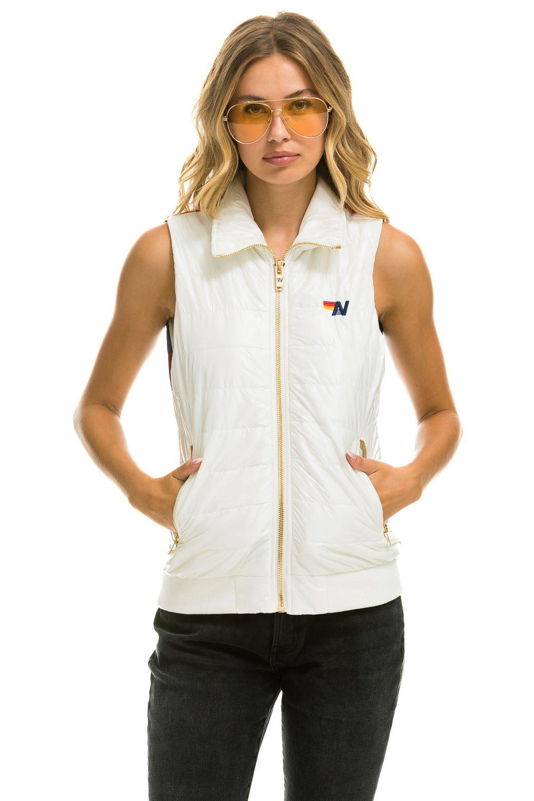SUNBURST VEST - GLOSSY WHITE - Image 3